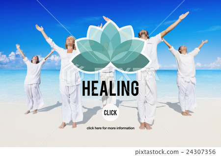 Healing Therapy Wellbeing Wellness Concept 24307356