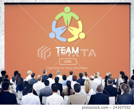 Team Teamwork Connection Cooperation Partner Concept Team Teamwork Connection Cooperation Partner Concept 24307592