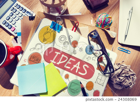 Ideas Mission Imagination Icons Vision Concept 24308069