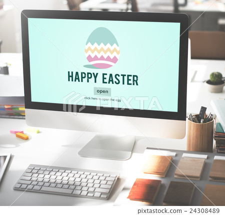 Easter Holiday Celebration Webpage Concept Easter Holiday Celebration Webpage Concept 24308489
