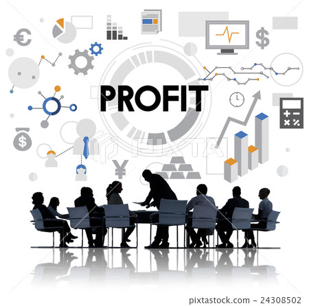 Profit Revenue Money Currency Business Concept Profit Revenue Money Currency Business Concept 24308502