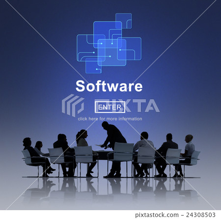 Software Digital Electronics Internet Programs Concept 24308503