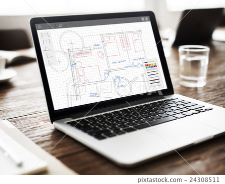 Architecture Plan Blueprint Layout Work Concept Architecture Plan Blueprint Layout Work Concept 24308511