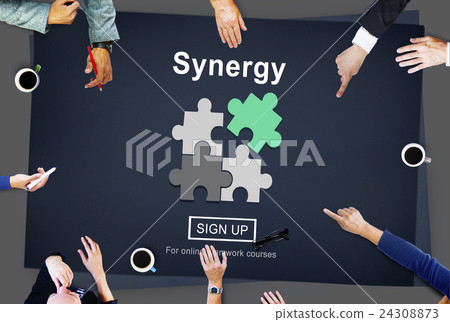 Synergy Teamwork Better Together Collaboration Concept 24308873