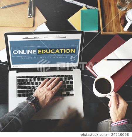 Online Education Studying E-Learning Technology Concept Online Education Studying E-Learning Technology Concept 24310068