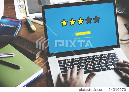 Customre Feedback Comment Vote Review Results Concept 24310070