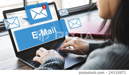 Email Inbox Electronic Communication Graphics Concept 24310971