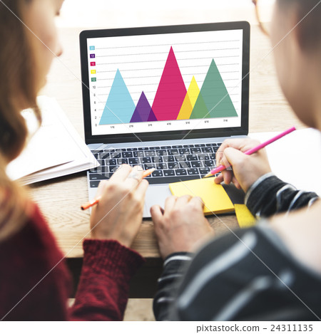 Analysis Business Triangle Chart Concept 24311135