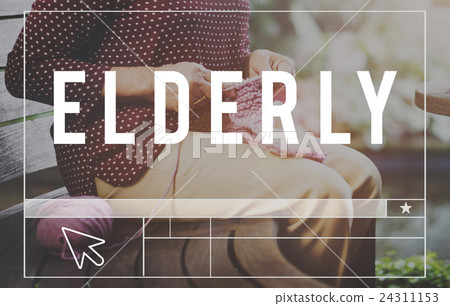 Elderly Senior Adult Mature Silver-Haired Concept 24311153