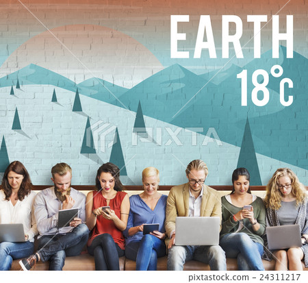 Earth Climate Ecology Environmental Conservation Concept Earth Climate Ecology Environmental Conservation Concept 24311217