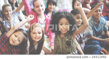 Students Children Cheerful Happiness Concept Students Children Cheerful Happiness Concept 24311492