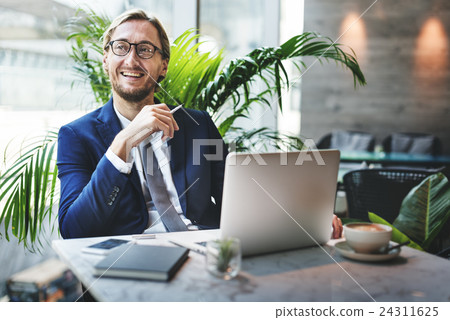 Businessman Working Thinking Business Concept 24311625