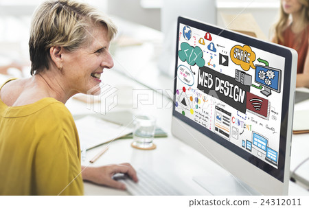 Web Design Blogging Layout Database Information Concept 24312011