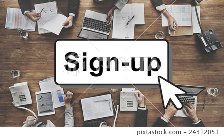 Sign-Up Join Login Member Network Page User Concept 24312051