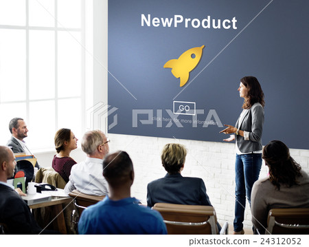 New Product Launch Marketing Commercial Innovation Concept 24312052