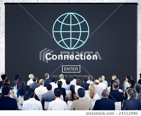 Connection Associated Social Networking Togetherness Concept Connection Associated Social Networking Togetherness Concept 24312090