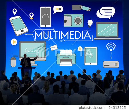 Multimedia Communication Connection Technology Devices Concept 24312225