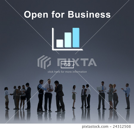 Open for Business Partnership Industry Concept 24312508