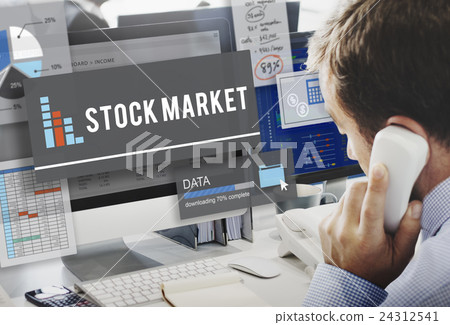 Stock Market Finance Exchange Economy Money Concept 24312541