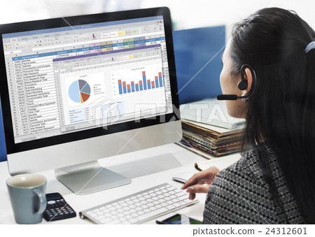 Spreadsheet Marketing Budget Report File Concept Spreadsheet Marketing Budget Report File Concept 24312601