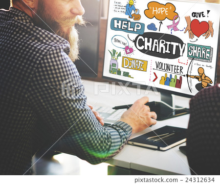 Charity Donate Give Hope Aid Concept Charity Donate Give Hope Aid Concept 24312634