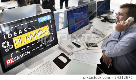 Planning Ideas Research Action Concept 24312675