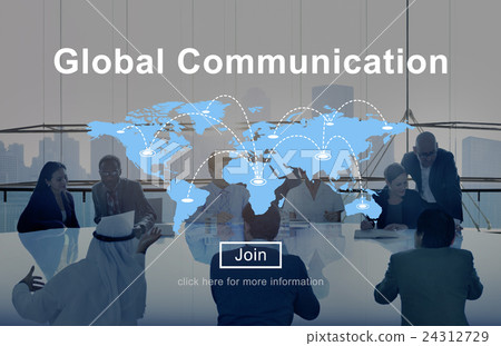 Global Communication Connection Networking Website Concept 24312729