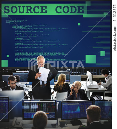 Source Code Analysis Binary Computer Internet Concept 24312875