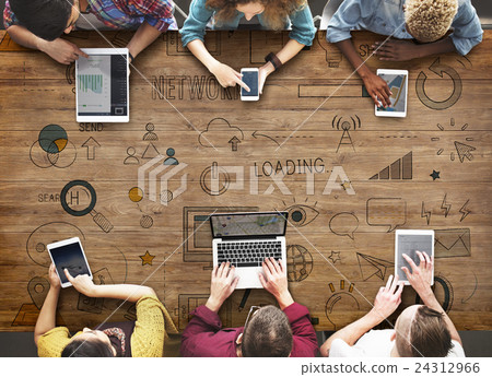 Social Networking Internet Technology Concept 24312966