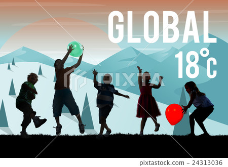 Global Climate Temperature Community Worldwide Concept 24313036