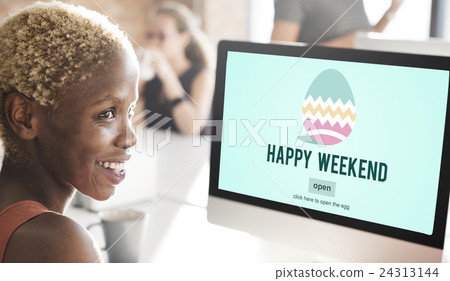 Easter Holiday Celebration Webpage Concept 24313144