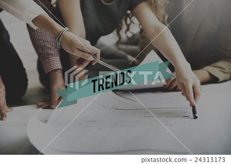 Trends Style Trending Modern Fashion Forecast Concept 24313173