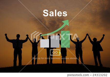 Sales Income Finance Business Commerce Concept Sales Income Finance Business Commerce Concept 24313202