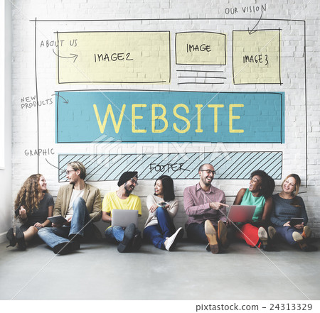 Website Homepage Responsive Design Ideas Concept Website Homepage Responsive Design Ideas Concept 24313329