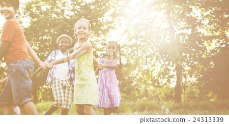 Children Friendship Togetherness Smiling Happiness Concept Children Friendship Togetherness Smiling Happiness Concept 24313339