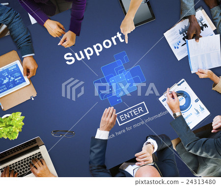 Support Community Aid Help Team Assistance Concept 24313480