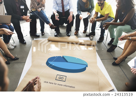 Pie Graph Analysis Statistics Report Concept Pie Graph Analysis Statistics Report Concept 24313519