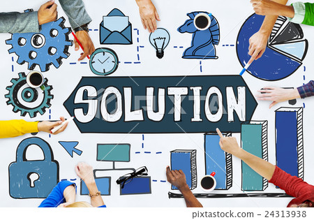 Solution Problem Solving Ideas Strategy Concept 24313938