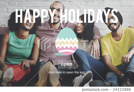 Easter Holiday Happiness Celebration Seasonal Concept Easter Holiday Happiness Celebration Seasonal Concept 24313998