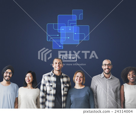 Enter Internet Computer Privacy System Protection Concept 24314004