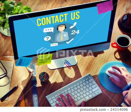 Businessman Communicaiton Connected Devices Concept 24314096