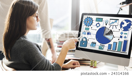 Strategy Plan Marketing Data Ideas Innovation Concept 24314166