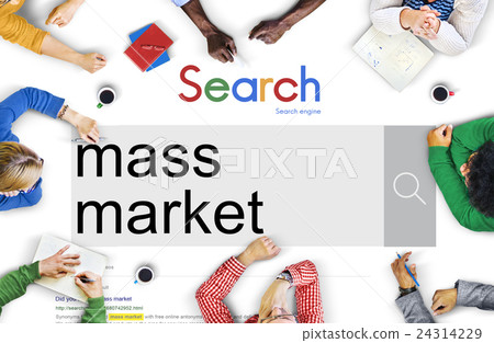 Mass Market Commercial Production Business Concept 24314229