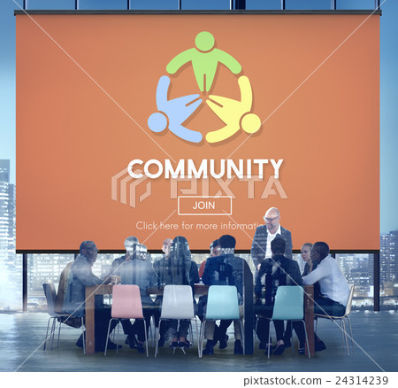 Globalized Community Unity Connection Network Concept 24314239