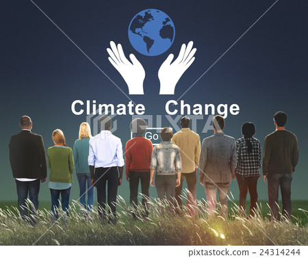 Climate Change Problem Conservation Ecology Concept Climate Change Problem Conservation Ecology Concept 24314244