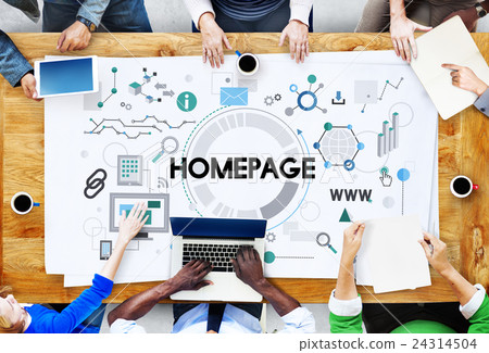 Homepage Website WWW Address Connection Concept 24314504
