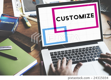 Customize Modify Ideas Adjust Creativity Customization Concept 24315034