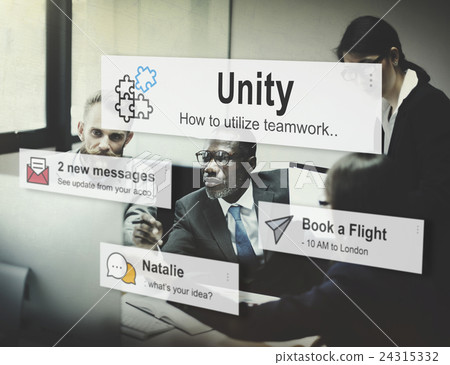 Unity Teamwork Togetherness Partnership Cooperation Concept 24315332
