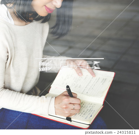 Clarity Concentrate Determine Focal Point Vision Concept 24315811