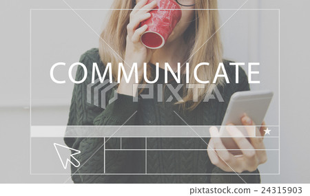 Communicate Connect Information Interaction Discussion Concept Communicate Connect Information Interaction Discussion Concept 24315903